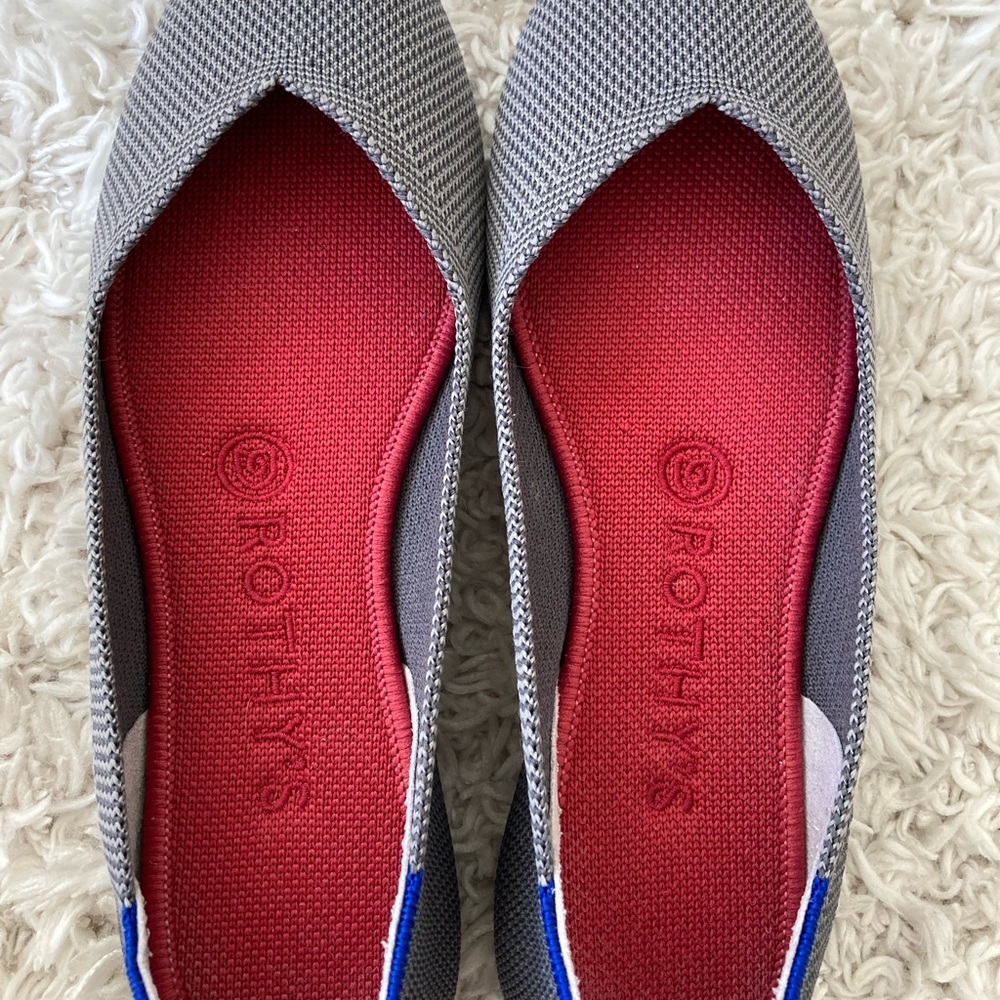 Rothy’s Charcoal Flats Size 7.5